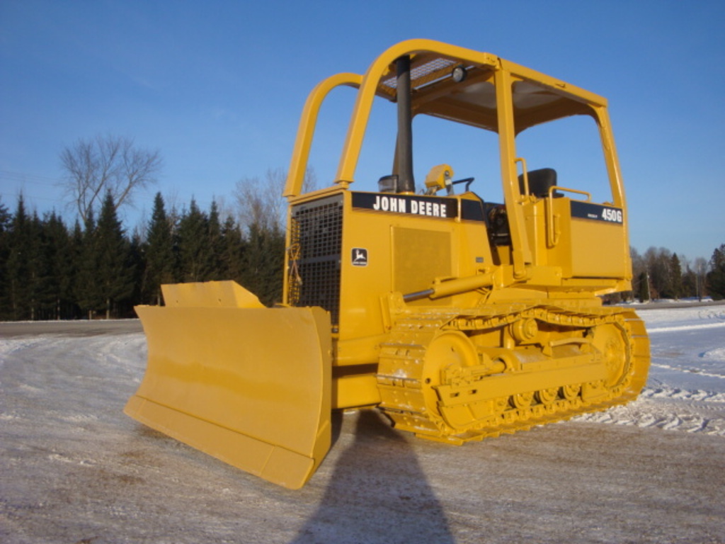 USED 1996 JOHN DEERE 450G SERIES IV CRAWLER D CRAWLER DOZER EQUIPMENT #1598