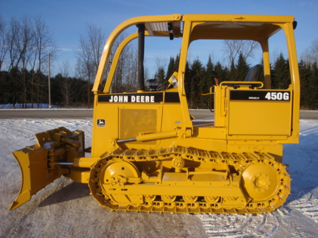 USED 1996 JOHN DEERE 450G SERIES IV CRAWLER D CRAWLER DOZER EQUIPMENT #1598-3