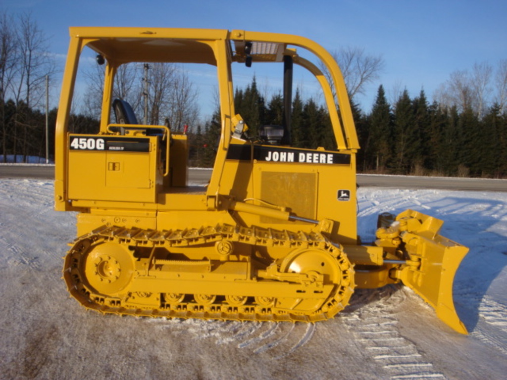 USED 1996 JOHN DEERE 450G SERIES IV CRAWLER D CRAWLER DOZER EQUIPMENT #1598-5