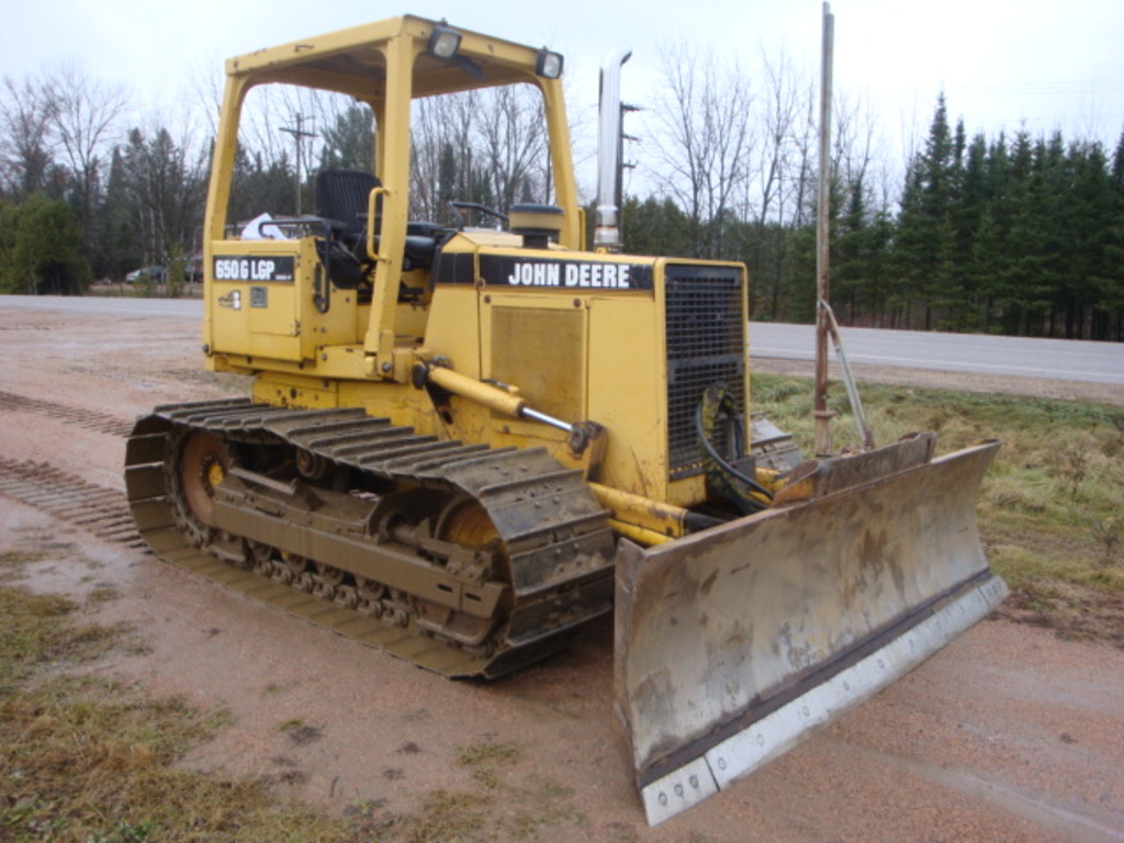 USED 1998 JOHN DEERE 650G LGP CRAWLER DOZER EQUIPMENT #1867-2