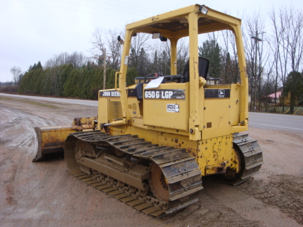 USED 1998 JOHN DEERE 650G LGP CRAWLER DOZER EQUIPMENT #1867-3