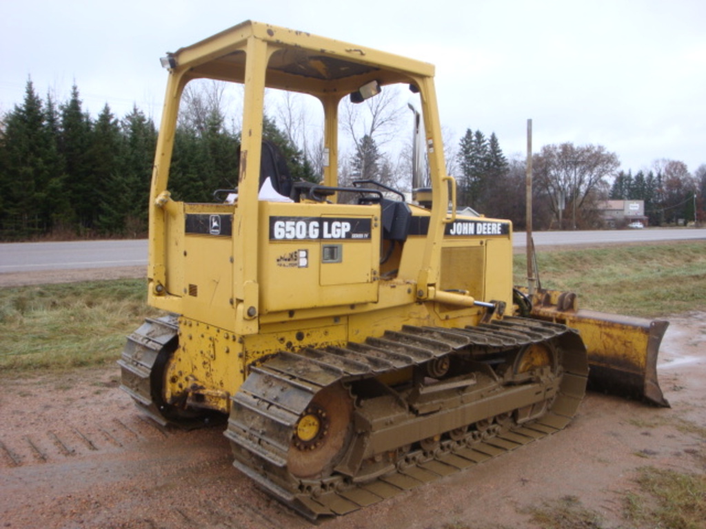USED 1998 JOHN DEERE 650G LGP CRAWLER DOZER EQUIPMENT #1867-4