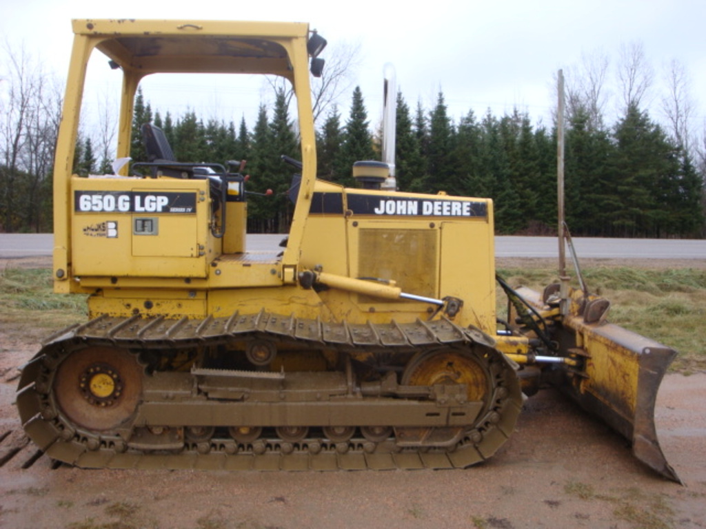 USED 1998 JOHN DEERE 650G LGP CRAWLER DOZER EQUIPMENT #1867-6