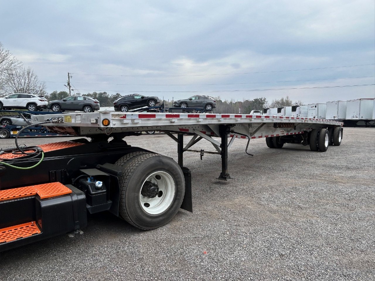 USED 2013 REITNOUER MAXMISER FLATBED TRAILER #15288