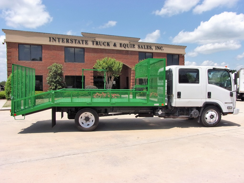 2014 ISUZU NPR HD CREWCAB Landscape Truck