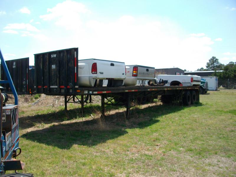 1980 TRAILMOBILE F81T-0CAI Flatbed Trailer
