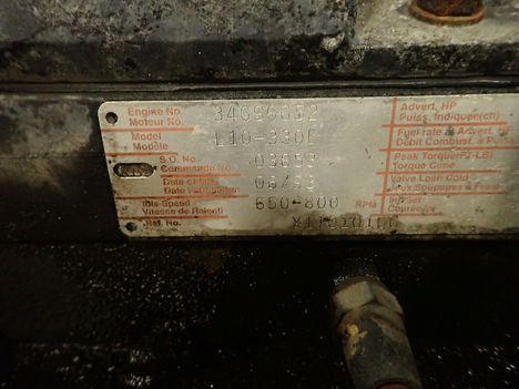 USED CUMMINS L10-330E COMPLETE ENGINE TRUCK PARTS #12906-5