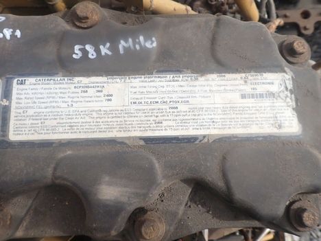 USED 2008 CAT C7 COMPLETE ENGINE TRUCK PARTS #13299-8