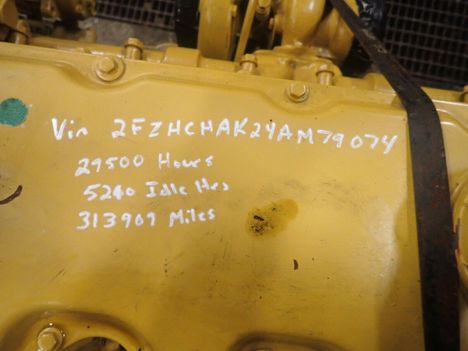 USED CAT 3126 COMPLETE ENGINE TRUCK PARTS #13304-6