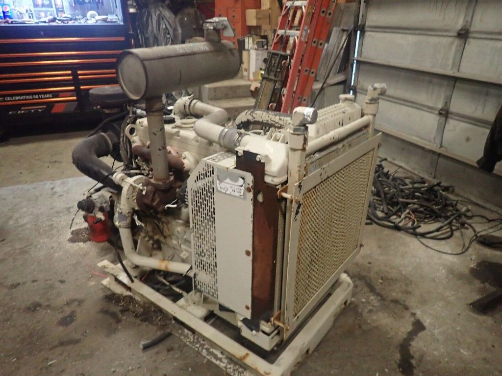USED PERKINS 1104D-E44TA ENGINE: COMPLETE POWER UNIT TRUCK PARTS #13312
