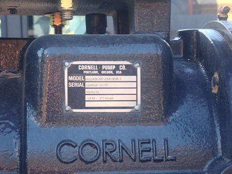 USED 2019 CORNELL 6822MX WATER PUMP EQUIPMENT #13531-6