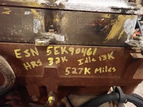 USED CAT 3406E COMPLETE ENGINE TRUCK PARTS #13745-5