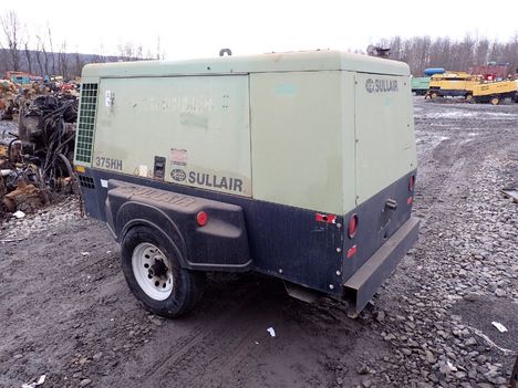 USED 2012 SULLAIR 375HH AIR COMPRESSOR EQUIPMENT #13933-3