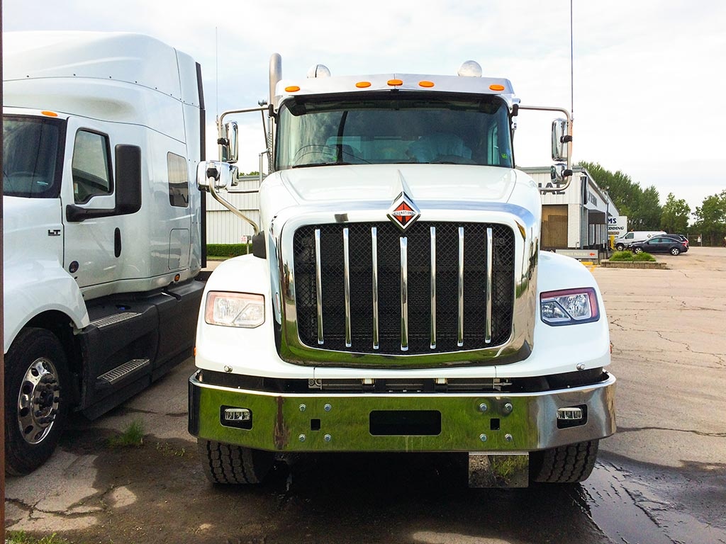 NEW 2019 INTERNATIONAL HX620 QUAD AXLE STEEL DUMP TRUCK #1135-2