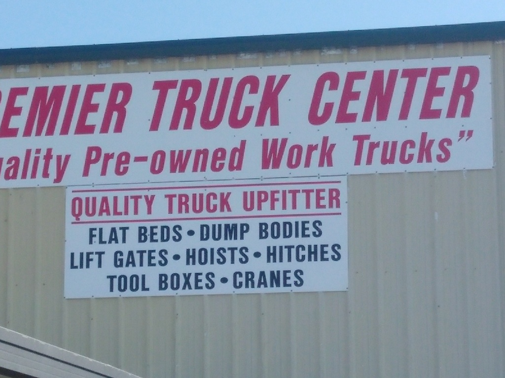 truck for sale sign