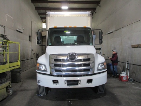 USED 2019 HINO 268A BOX VAN TRUCK #1803-2