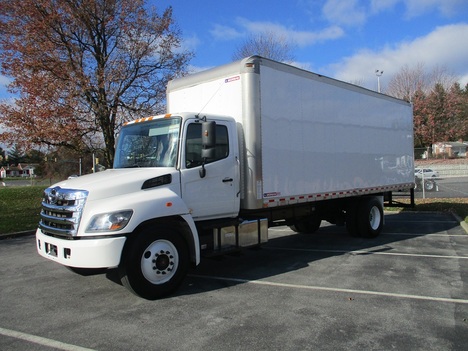 USED 2020 HINO 268A BOX VAN TRUCK #1811-11