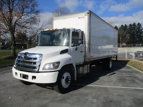 USED 2020 HINO 268A BOX VAN TRUCK #1811-2