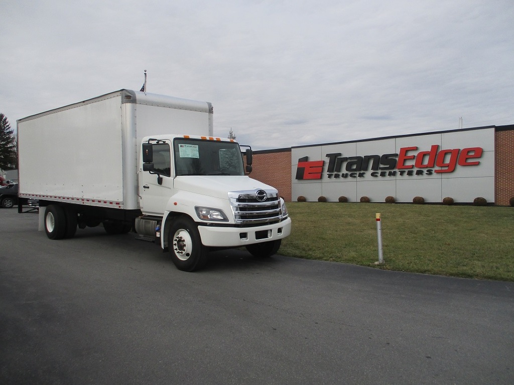 USED 2019 HINO 268A BOX VAN TRUCK #1817