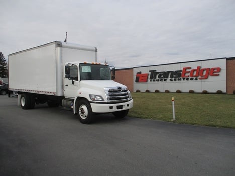 USED 2019 HINO 268A BOX VAN TRUCK #1817-1