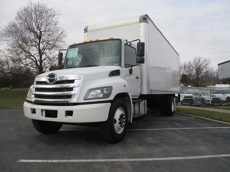 USED 2019 HINO 268A BOX VAN TRUCK #1817-16