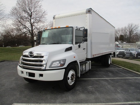 USED 2019 HINO 268A BOX VAN TRUCK #1817-2