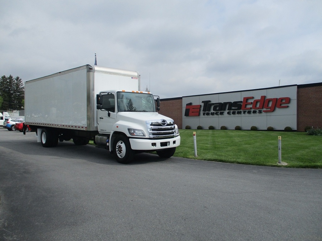 USED 2019 HINO 268A BOX VAN TRUCK #1821
