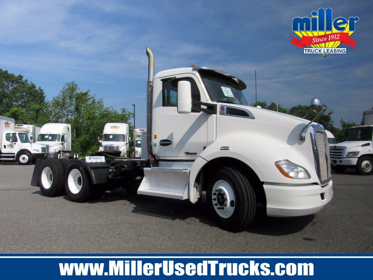 USED 2014 KENWORTH T680 TANDEM AXLE DAYCAB TRUCK #3670