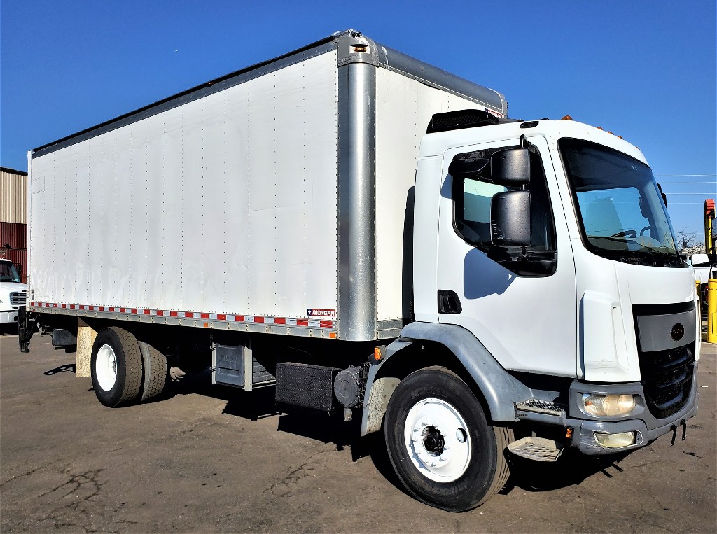 USED 2016 PETERBILT 220 BOX VAN TRUCK #14041