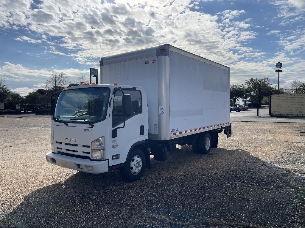 USED 2015 ISUZU NPR BOX VAN TRUCK #14309