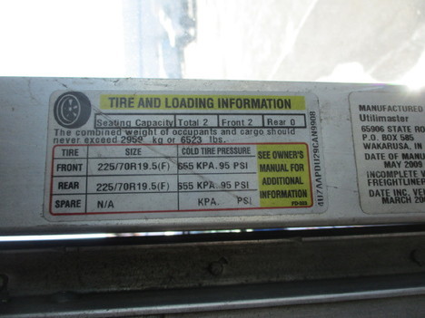 USED 2009 FREIGHTLINER MT45 STEP VAN TRUCK #14390