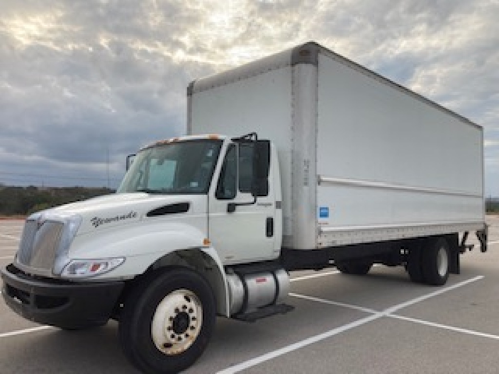 USED 2014 INTERNATIONAL DURASTAR 4300 BOX VAN TRUCK #14500