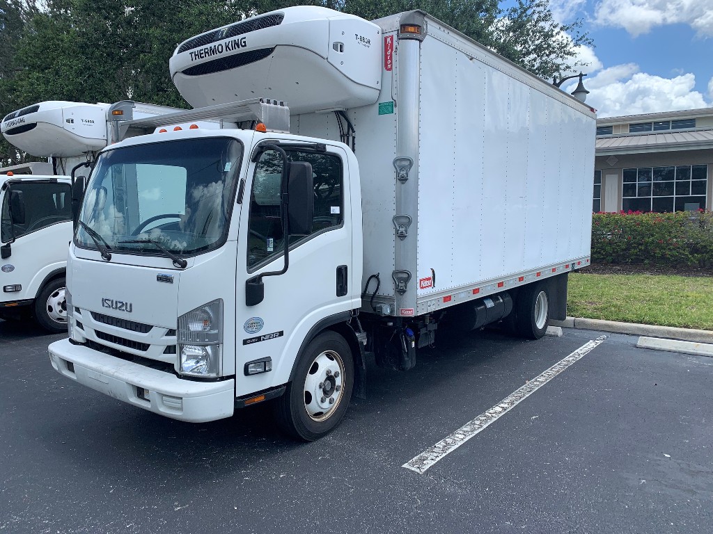 USED 2019 ISUZU NRR REEFER TRUCK #14530