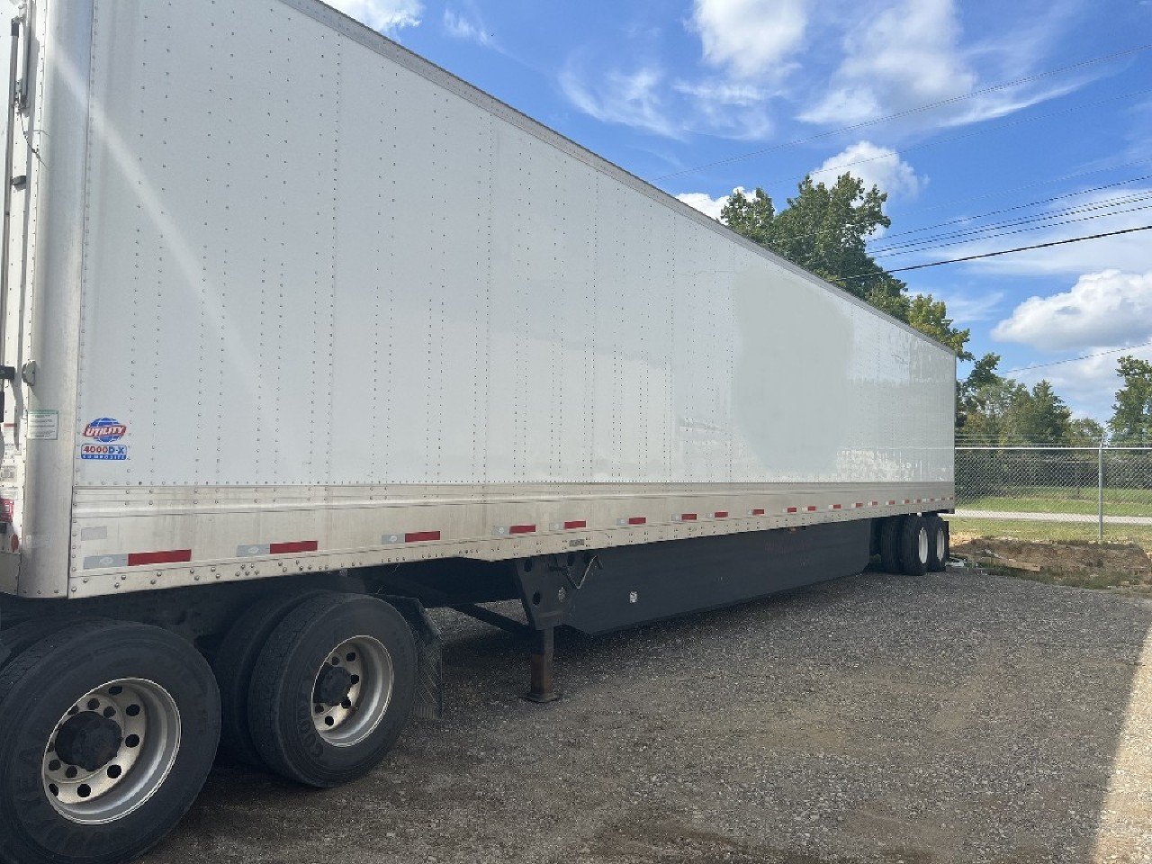 Utility dry shop van trailers