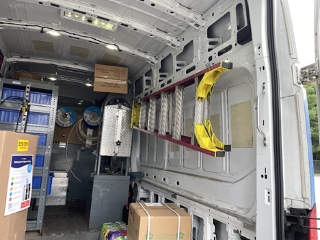 USED 2017 FORD TRANSIT PANEL - CARGO VAN TRUCK #17835-20