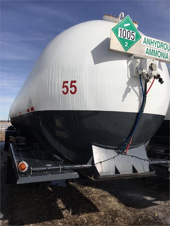 1966 LUBBOCK READY FOR WORK ANHYDROUS GAS TANK TRAILER FOR SALE 1524