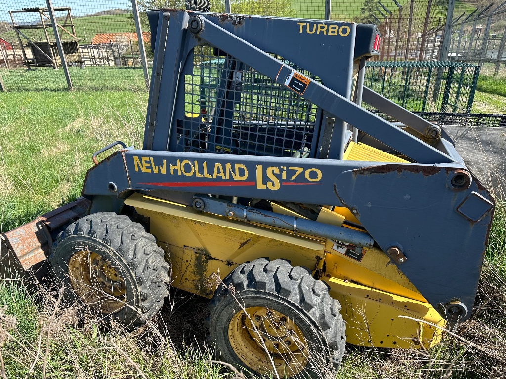 2000 NEW HOLLAND LS 170 W/TRACKS&ATTACH SKID STEER CRAWLER FOR SALE 2762
