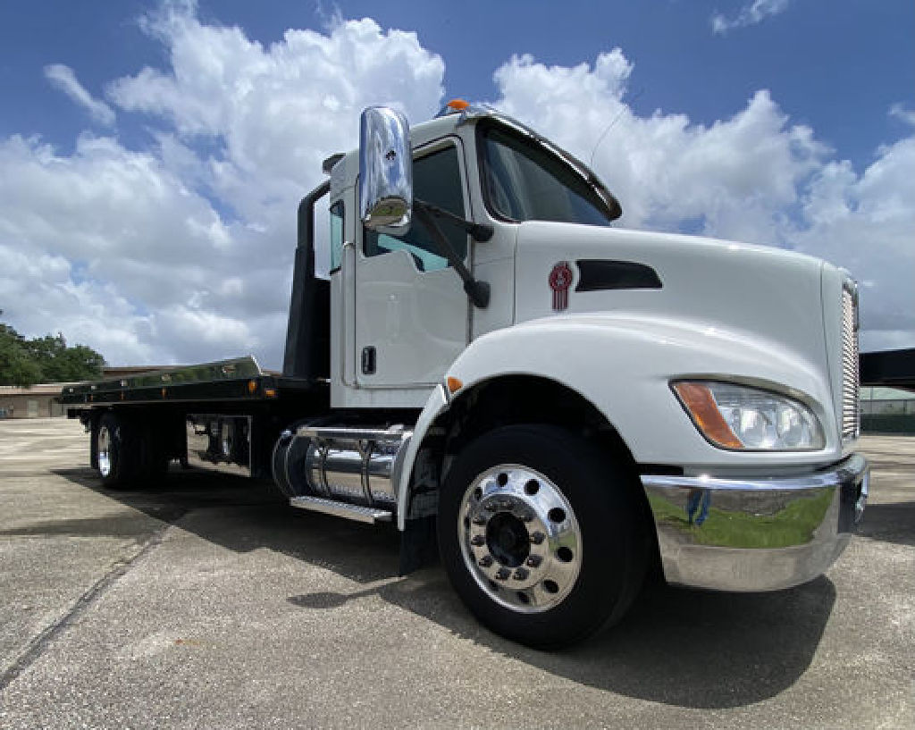 2017 KENWORTH T270 22FT STEEL JERR-DAN ROLLBACK TOW TRUCK FOR SALE #2886