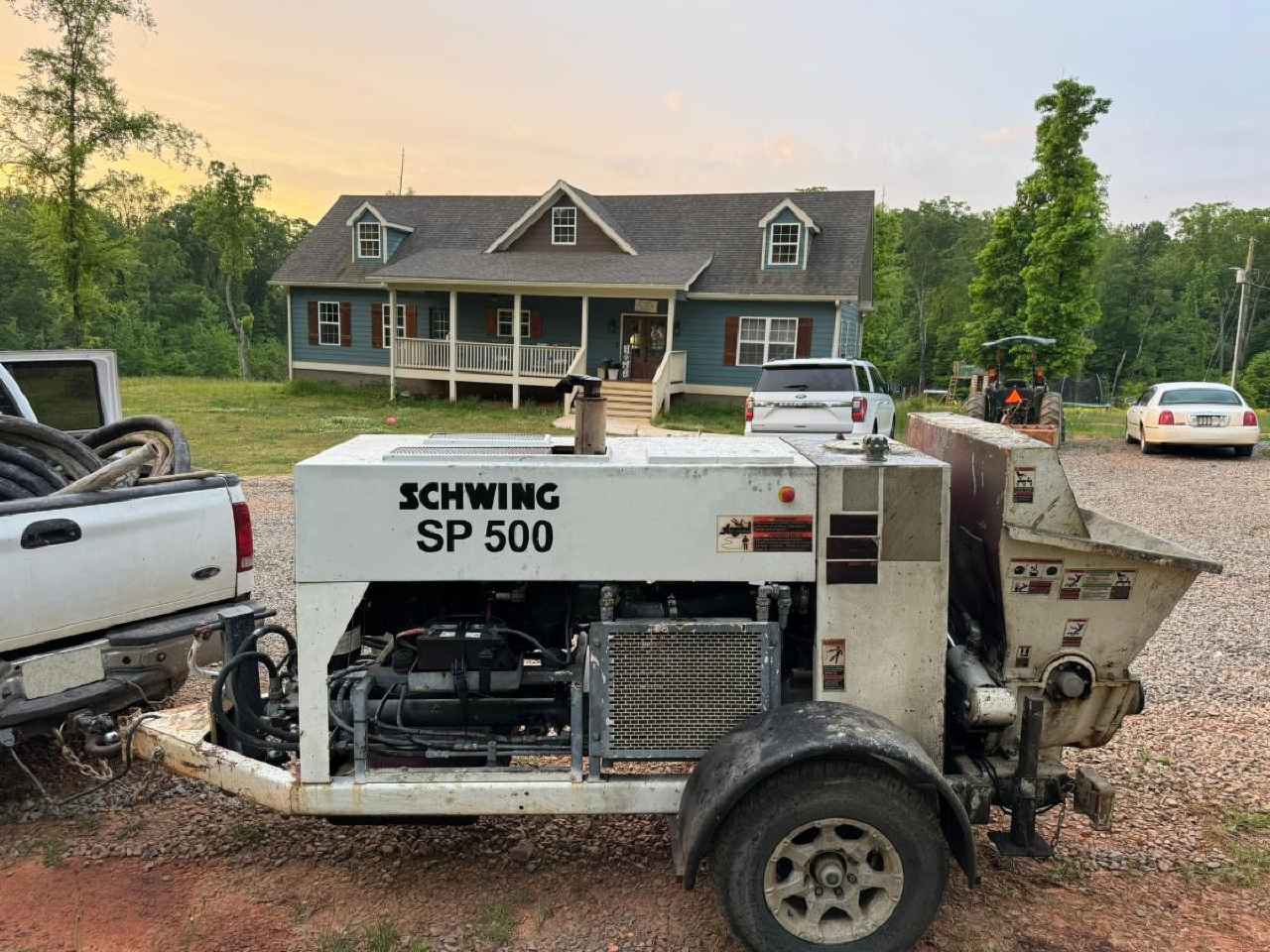 2011 SCHWING SP500 CONCRETE LINE PUMP FOR SALE 3162