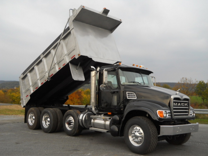 Mack Tri Axle Steel Dump Truck For 11408 2005 Mack Cv713 Tri Axle Steel Dump Truck For