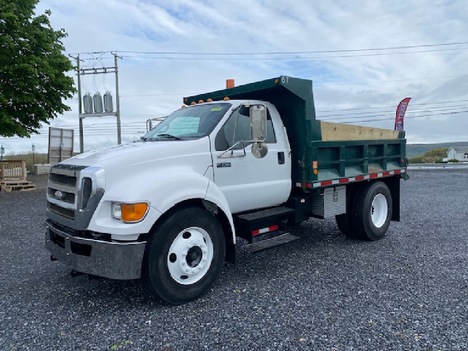 2007 FORD F650 S/A Steel Dump Truck