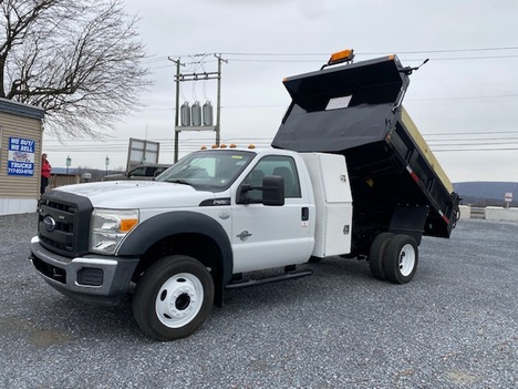 2015 FORD F550 S/A Steel Dump Truck