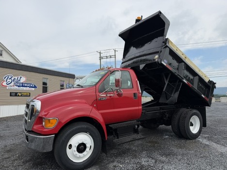 2006 FORD F750 S/A Steel Dump Truck #12885