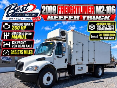 2009 FREIGHTLINER M2 106 Reefer Truck #12932 2009 FREIGHTLINER M2 106 Reefer Truck #12932