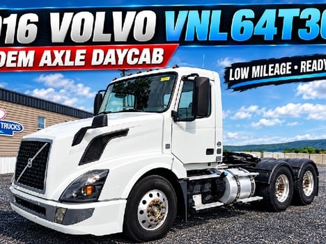 2016 VOLVO VNL64T300 Tandem Axle Daycab #12934 2016 VOLVO VNL64T300 Tandem Axle Daycab #12934