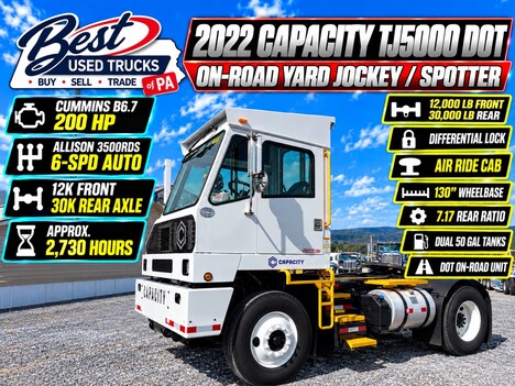 2022-capacity-tj5000-yard-jockey-spotter #12944