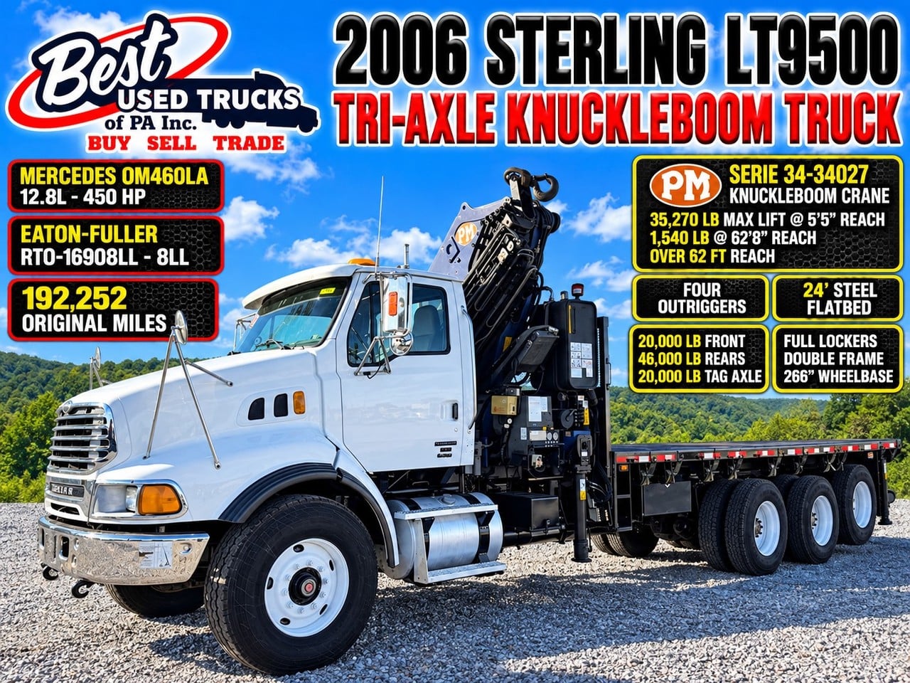 2006 STERLING LT9500 Knuckleboom Truck #1 2006 STERLING LT9500 Knuckleboom Truck #1