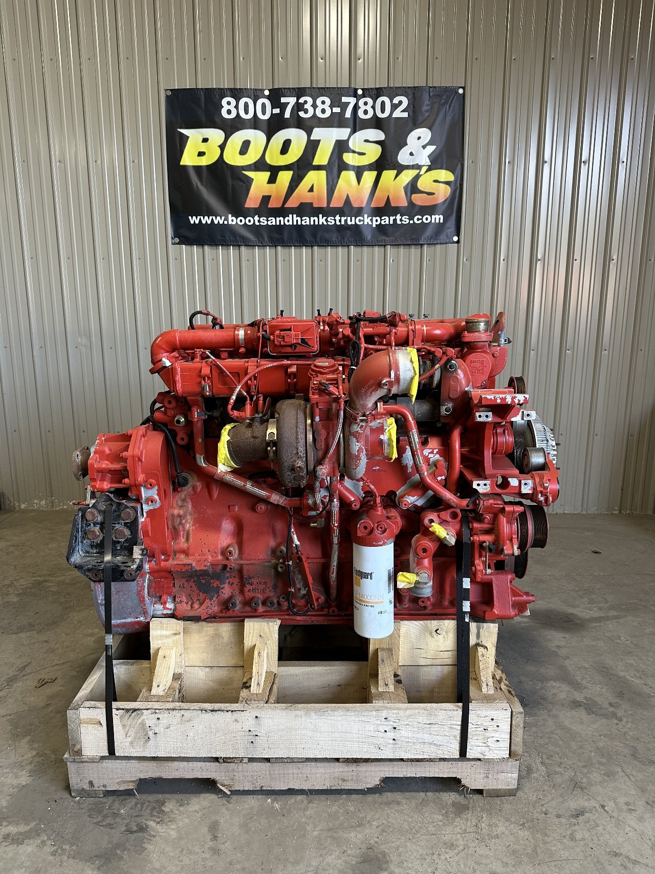 USED 2016 CUMMINS ISX12 COMPLETE ENGINE TRUCK PARTS #1986