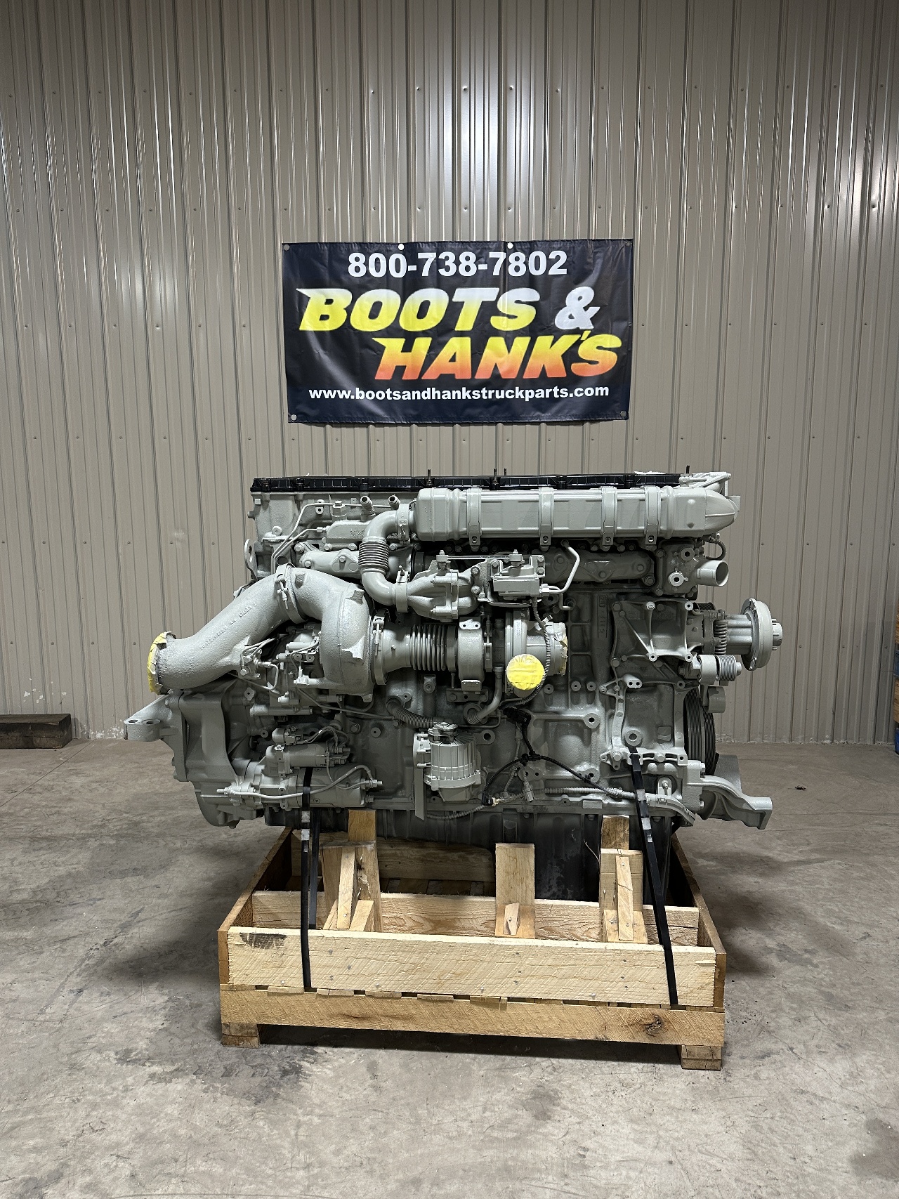 USED 2014 DETROIT DD15 COMPLETE ENGINE TRUCK PARTS #1994