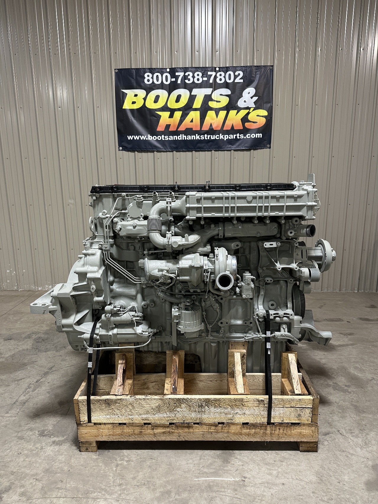 USED 2014 DETROIT DD13 COMPLETE ENGINE TRUCK PARTS #1996